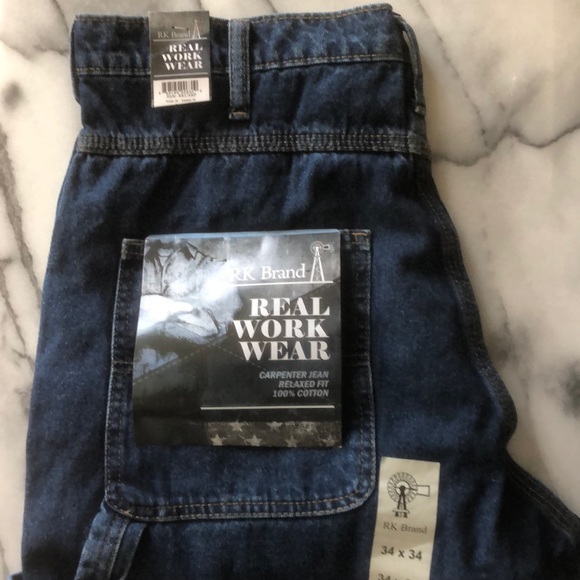 rk brand real workwear jeans